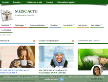 Tablet Screenshot of medicactu.com